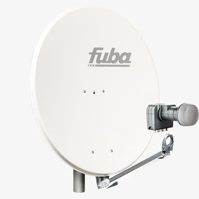 Produktbild von Fuba DAL 804 W Sat Anlage Antenne Schüssel Spiegel Quad DEK 417 4 Teilnehmer