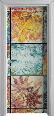 Produktbild von Tür Selbstklebende 80x210 cm Türfolie Türtapete Klebefolie - Kacheln Abstrakt