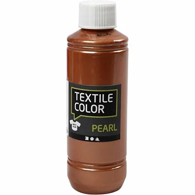 Produktbild von Creativ Company Textilfarbe, Perlmutt, Kupfer, 250 ml 1 Flasche