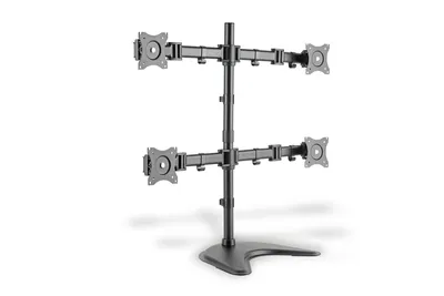 Produktbild von DIGITUS Universal Quad Monitor Stand Black