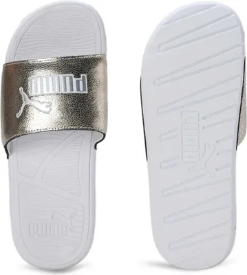 Produktbild von Puma Damen-Badepantolette Gold-Silber-Weiß, Farbe:multicolor, UK Größe:6