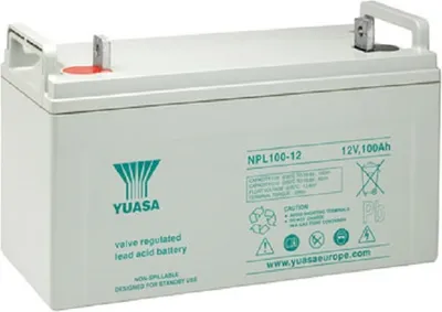 Zdjęcie produktu dla Akumulator kwasowo-ołowiowy Yuasa NPL100-12 Pb 12V / 100Ah 10-12 lat, M10