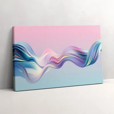 Produktbild von Flüssiges Strömungselement – Leinwandbild Wandbild – 30x20 cm – Leinwandbilder – Wandbilder – Schlafzimmer – Flur