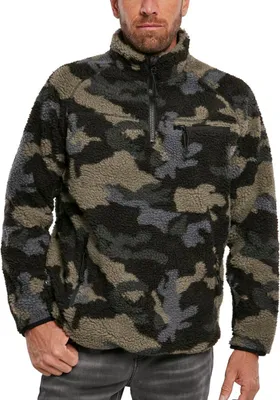 Obrázek produktu pro Pánská mikina Brandit Teddyfleece Troyer darkcamo - L
