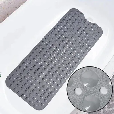 Produktbild von Famanu Badmat Antirutsch 100 × 40 cm - Grau