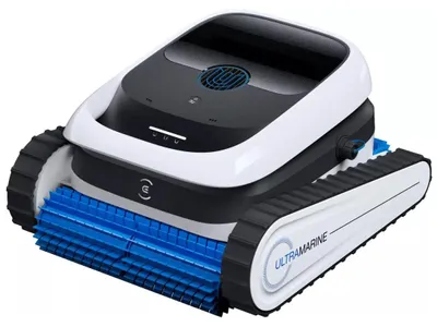 Obrázok produktu pre Bazénový robot Ecovacs Ultramarine P1 pre bazény do 180 m², bezdrôtové čistenie dna, stien a vodnej hladiny, 18,00