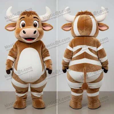 Produktbild von Sanftmütige MASTICOT Zebu-Maskottchenfigur