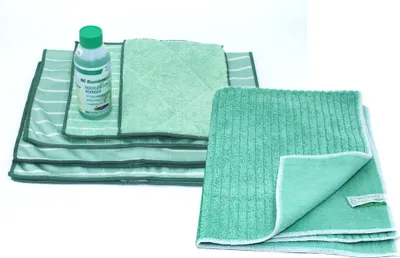 Produktbild von Bambus-Kristall Set 7tlg. mit Reiniger + Bodentuch