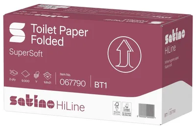 Produktbild von WEPA Satino Toilettenpapier HiLine gefaltet 30x300Bl
