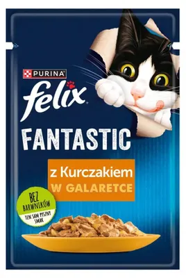 Produktbild von FELIX Fantastic mit Hähnchen in Gelee - Katzen Nassfutter - 85g