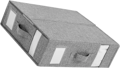 Produktbild von Faltbare Aufbewahrungsbox mit Sichtfenster für Bettwäsche und Decken