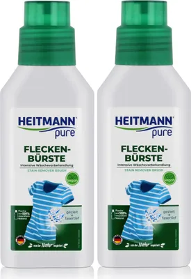 Produktbild von Heitmann pure Fleckenbürste 250ml - Intensive Wäschevorbehandlung (2er Pack)