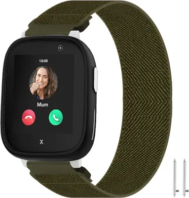 Imagen del producto de Pulsera de nylon elástico de 20 mm, sin cierre, resistente al agua, correa de repuesto para deportes