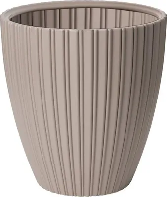 Immagine prodotto di Vaso da fiori, Garden ID Fancy, 40 x 42 cm, taupe, plastica riciclata, resistente al gelo, resistente ai raggi UV