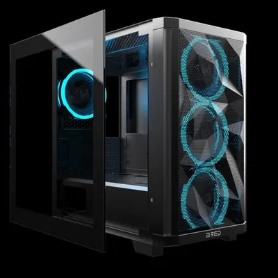 Immagine prodotto di Mred - Case per PC da gaming - RGB Stardust Mini - Nero