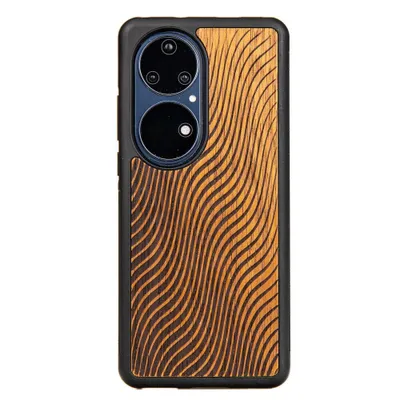Produktbild von Holzhülle für Huawei P50 Pro, Bewood Merbauwellen