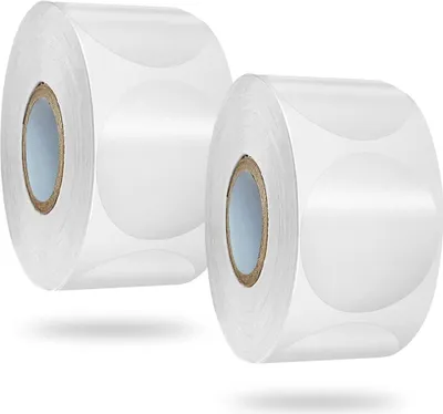 Zdjęcie produktu dla Okrągłe Naklejki 1000 Sztuk, Samoprzylepne, 2,5 cm, Wysoka Przyczepność, do Prezentów i Dekoracji