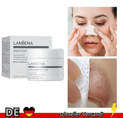 Produktbild von LANBENA Mitesser-Entferner Nasenmaske Peeling Tiefenreinigung Gesichtsmaske