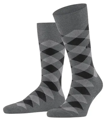 Produktbild von Burlington Herren Socken Danny M So Baumwolle gemustert 1 Paar, Grau Light Grey