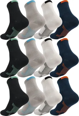 Produktbild von 12 Paar Herren Sport Sneaker Socken Quarter Socks Kurzsocken Halbsocken Mix2/43-46