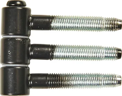 Obrázok produktu pre SFS zadlabávací záves (zásuvný záves) 3-dielny, ø 16 mm výška 46,7 mm Dverný záves oceľový čierny