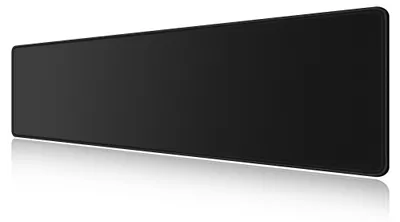 Produktbild von Schreibtischunterlage XXL, Schwarz - 100 x 30 cm - Gummi - Für Gaming und Büro