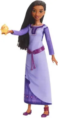 Immagine prodotto di Disney Princess Fashion Asha Dal Regno Delle Rose Canto E Stella Ispirato Figura Desiderio Viola Viola Taglia Unica