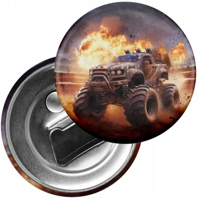 Produktbild von Kühlschrankmagnet mit Flaschenöffner - AUTO MONSTER TRUCK