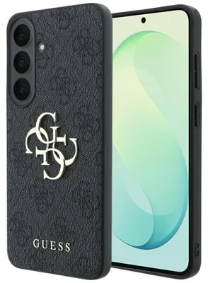 Produktbild von Guess Prägung 4G Ring Klassisches Logo MagSafe Samsung Galaxy S26 FE schwarz