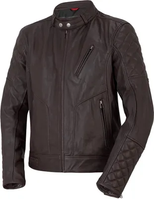 Produktbild von Bogotto Chicago Retro Motorrad Lederjacke, braun, 50
