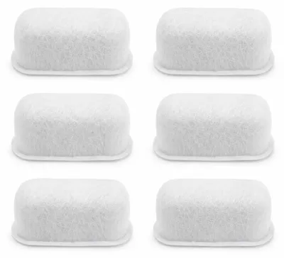 6er-Pack Aktivkohle-Kaffeewasserfilter, Ersatz für Kaffeemaschinen