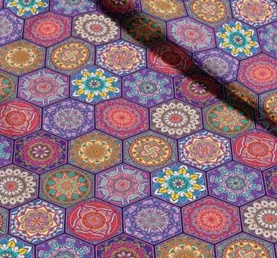 Produktbild von OUTDOOR DEKOSTOFFE OXFORD - Motiv Mandala-Muster I DR160
