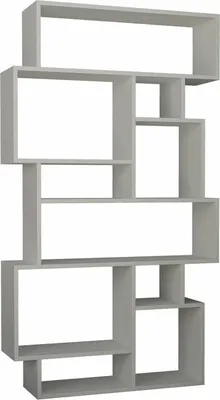 Produktbild von Bücherregal Issachar, Büroregal, Mobiler Buchhalter, Bücherbrett, 96x26 h169 cm, Weiß