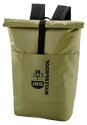Produktbild von Isolierte wasserdichte Kühltasche Rucksack in Grün - geeignet für Familie, Reisen, Sport, Mode und Einkaufen, 65x31x15 cm, 25 L Volumen