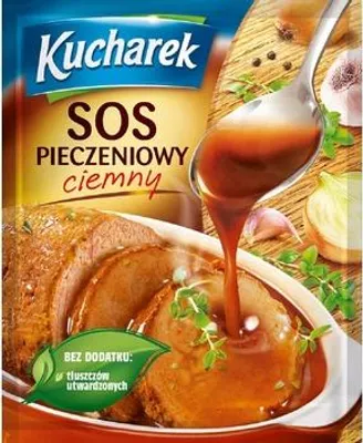 Zdjęcie produktu dla Kucharek Sos Pieczeniowy Ciemny do Mięs 28 g