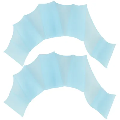 Produktbild von Schwimmhandschuhe Paar, Silikon, mit Schwimmhäuten, für Schwimmen, Tauchen, Training, Größe M