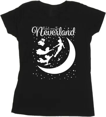 Produktbild von Disney - "Take Me To Neverland" T-Shirt für Damen BI49835 (L) (Schwarz)