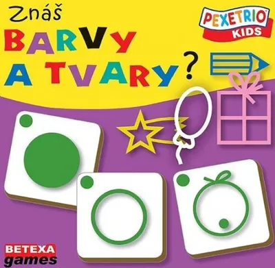 Obrázok produktu pre Pexetrio Kids - Poznáte farby a tvary?