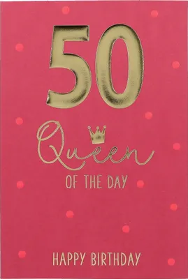 Produktbild von Depesche Zahlenkarten - Das beste Alter Sortierung : 50 Alles Liebe zu diesem besonderen... Zahlenkarte Sortierung: 50- Queen of the Day
