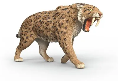 Produktbild von Sammelfigur "Säbelzahntiger", Schleich, Artikelnummer 15054, Dinosaurier