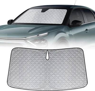 Produktbild von Autosonnenblende Frontscheibe, für Auto, faltbar, blockiert 99 Prozent UV-Strahlung