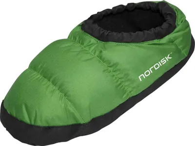 Image de Nordisk Mos Down Pantoufles Vert UE 31-34 Hommes Vert UE 31-34