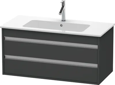 Produktbild von Waschtischunterbau KETHO 480x1000x475mm graphit matt graphit matt