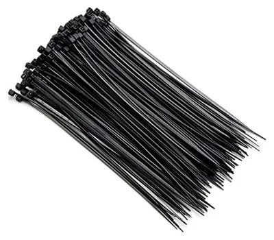 Produktbild von Kabelbinder Set in Schwarz, UV-beständig, Industriequalität, 2,5 x 100 mm - 100 Stück pro Packung