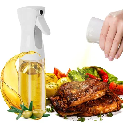 Ölsprüher 220 ml Glasflasche mit Bürste für Küche