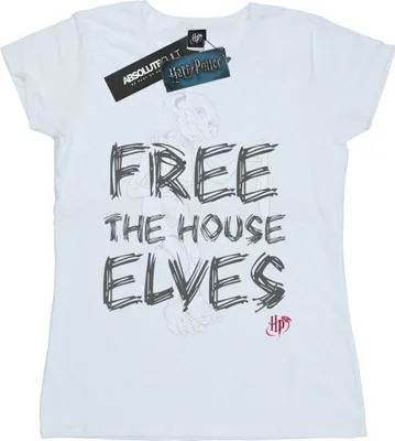 Produktbild von Harry Potter - "Free The House Elves" T-Shirt für Damen BI23048 (XXL) (Weiß)