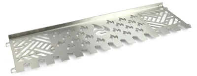 Produktbild von Edelstahl Multistation | Warmhalterost für Rösle Videro/Sansibar G3 | mit Drumstick Halterung | 3mm stark
