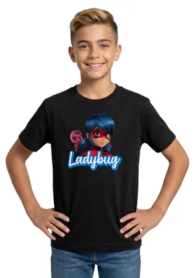 Produktbild von Spreadshirt Miraculous Ladybug Tikki Teenager T-Shirt, 152/164 (12-14 Jahre), Schwarz