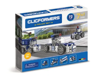 Image de Clicformers Police Set, 7-en-1, 70dlg