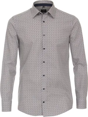 Produktbild von VENTI Herren Businesshemd Langarm Kent Modern-Fit Braun 40